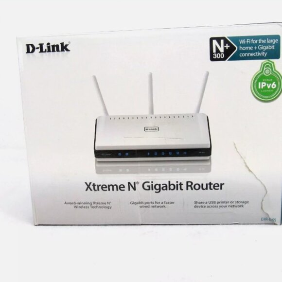 D-Link N300 DIR-655 Xtreme N Gigabit Wireless Router White 4 Gb - Picture 2 of 5